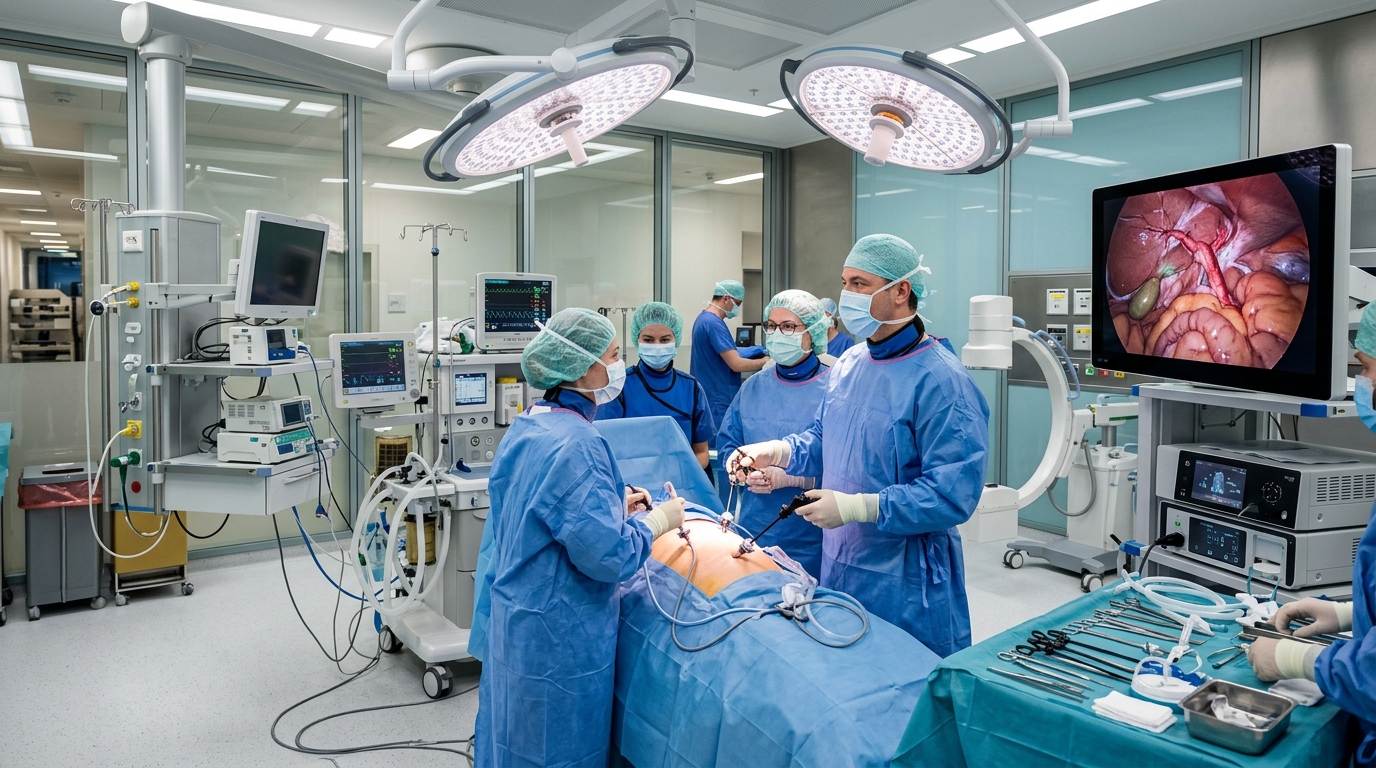 4K Laparoscopic Surgery OT Global Hospital Ayodhya